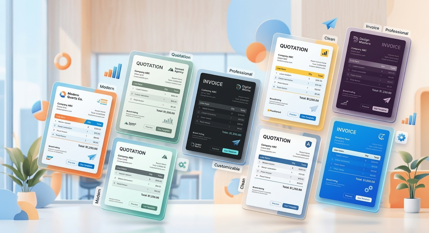 Professional invoice templates